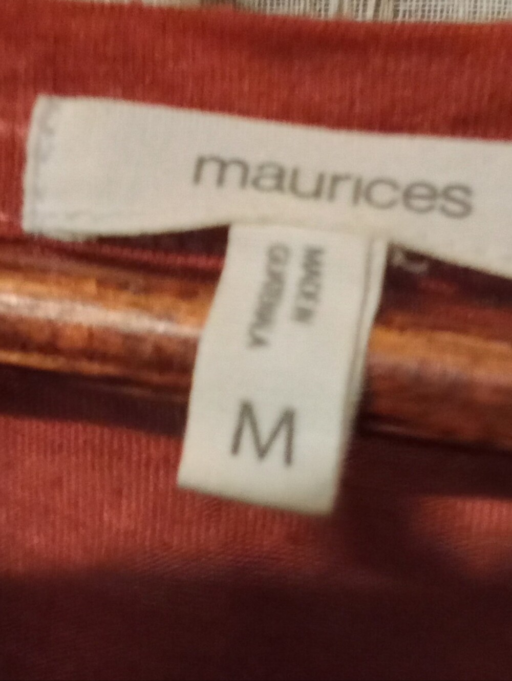 Maurices Rust Red V-Neck Farmers Graphic Tee - Picture 3 of 4